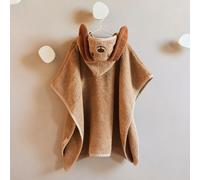 Jollein Poncho de bain Diego – 100% coton éponge – Certifié OEKO-TEX – Pour fille et garçon