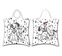 Poncho De Bain Disney 101 Dalmatiens Avec Capuche 50x115 Cm