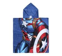 Poncho De Bain En Coton Captain America Multicolore