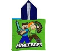 Poncho De Bain en Minecraft à Capuche - 50 x 100 cm (FR/ES, Numérique, 1 an, 8 ans, Poncho Minecraft)