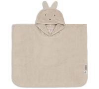 Poncho De Bain Éponge En Coton Beige 3A