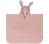 Poncho de bain éponge en coton rose TU