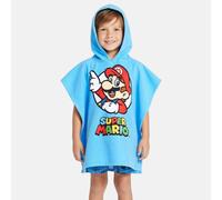 Poncho De Bain Garçon Mario Bleu TU