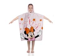 Poncho De Bain Minnie Mouse Pour Enfants Avec Capuche 60 X 120 Cm