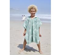 VERTBAUDET Poncho de bain/plage enfant, avec coton recyclé menthe 2/3A