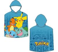 Poncho De Bain Pokemon à Capuche - 50 x 100 cm (50 X 100 Cm, Ponche de Plage - E)
