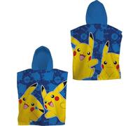 Poncho De Bain Pokémon - Capuche Poncho De Bain Pokémon 50 X 100 cm (FR/ES, Âge, Taille Unique, Taille Normale, Poncho Pokemon)