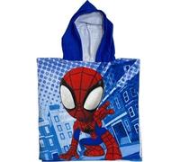 Poncho De Bain Spidey - Capuche Poncho De Bain Spidey (FR/ES, Âge, Taille unique, Taille normale, Poncho Spidey)