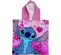 Poncho De Bain Stitch à Capuche - 50 x 100 cm (FR/ES, Numérique, 1 an, 8 ans, Poncho Stitch)