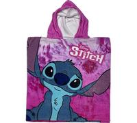 Poncho De Bain Stitch - Capuche Poncho De Bain Stitch 50 X 100 cm (FR/ES, Âge, Taille Unique, Taille Normale, Poncho Stitch - A)