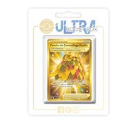 Poncho de Camouflage Feuillu 214/195 Dresseur Secrète Gold - Ultraboost X Epée et Bouclier 12 Tempête Argentée - Coffret de 10 Cartes Pokémon Françaises