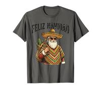 Poncho de Noël Mexicain Amusant Père Noël Feliz Navidad Sombrero T-Shirt