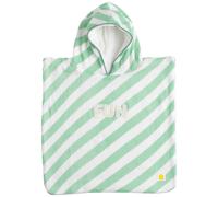 Poncho de plage à rayures Vertes Pop (1-3 ans)