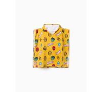 Poncho De Plage En Coton À Capuche Et Motif Marvel Jaune Foncé L