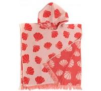 Poncho de plage enfant 7 à 10 ans - Amadeus - Rouge - Tissu Rouge G