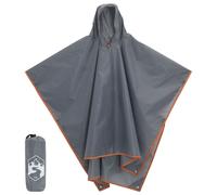 Poncho de pluie avec capuche design 2 en 1 vert 223x145 cm poncho vidaXL
