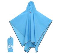 Poncho de pluie avec capuche design 2 en 1 vert 223x145 cm poncho vidaXL