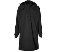 Poncho de pluie avec réfléchissants Basil Mosse Noir