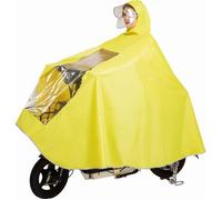 Poncho de pluie grande taille Tissu Oxford épais homme et femme avec bord et visière vélo électrique, moto couverture sans miroir XXXXXL