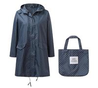 Poncho de Pluie Homme Imperméable Femme Veste de Pluie, Veste imperméable Longue pour Femmes léger Coupe-Vent extérieur Capuche Amovible Poche zippée Respirant Compact