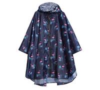 Poncho de pluie imperméable à capuche avec fermeture Éclair pour femme - - Taille Unique