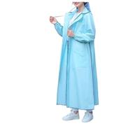 Poncho De Pluie Imperméable Femme Long Capuche RandonnéeCape Ciré Velo Festival Impermeable Extérieur Portable Chic Et Elegant Vêtements Imperméables Camping Plage