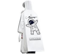 Poncho de Pluie Imperméable pour Enfant Manteau Mignon avec Capuchon Boutons Impression Dessin animé Pais et léger Camping Voyages Activités en Extérieur