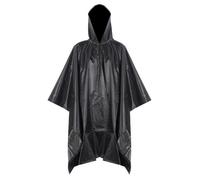Poncho de pluie - Non spécifié - Noir - Imperméable - Polyester ripstop - Multifonctionnel