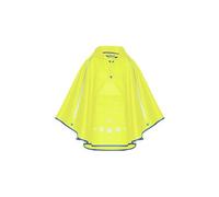 poncho de pluie pliable néon-jaune taille junior S