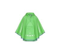 poncho de pluie pliable vert junior