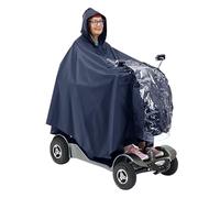 Poncho de Pluie pour Scooter de Mobilité Housse de Pluie Imperméable pour Fauteuil Roulant Extérieur pour Personnes Âgées