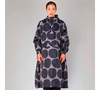 Poncho de pluie vélo recyclé Rainkiss ( Black Polka / Unique )
