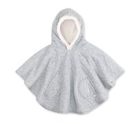 Poncho de voyage - pady quilted - teddy mix grey 12/36M(74/97)