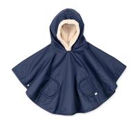 Bemini - Poncho de voyage 9-36 mois Waterproof + Teddy - Navy
