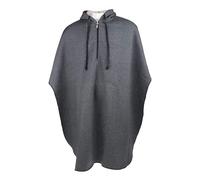 Poncho d'Hiver pour Fauteuil Roulant - Couverture Chaude avec Capuche en Polaire, Cape Imperméable à Carreaux pour Adultes Hommes et Femmes