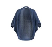 Poncho d'intÃ©rieur en maille ajourÃ©e femme s.Oliver Bleu TU