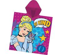 Poncho Disney Princesse - 55 x 110 cm - lilas