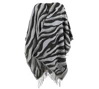 Poncho donna Liu Jo jacquard zebra E24LJ36 2F3071 T0300 TAGLIA UNICA