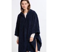 Poncho effet polaire - Mund - TU - Marine - Femme - Etam