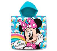 Poncho en coton fille Disney Minnie Bleu 60x60 cm