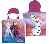 Poncho en coton pour serviette Disney Frozen