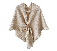 Poncho Femme Hiver Chaud Manteau Echarpe Réversible Paillette Chale Plaid Cape Classique Pluie Veste De Ponchos Et Capes Pour Cérémonies Grande Chaude