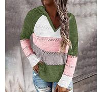 Poncho Femme Hiver Chaud Pull Grosse Maille - Vetement Chaud Hiver éLéGant Outwear Thermique DéContracté à Col Roulé Super Doux Duveteux Elastique à La EuropéEnne