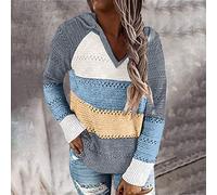 Poncho Femme Hiver Chaud Pull Grosse Maille - Vetement Chaud Hiver éLéGant Outwear Thermique DéContracté à Col Roulé Super Doux Duveteux Elastique à La EuropéEnne