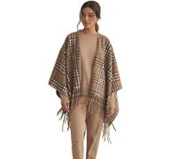 Poncho femme Selmark Cuadros Complementos Marron TU