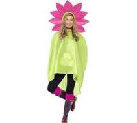 Poncho fleur adulte taille unique G