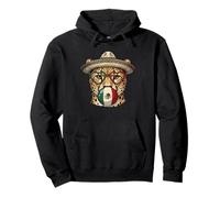 Poncho guépard Mexicain Cinco De Mayo Fiesta Sombrero Meme Sweat à Capuche