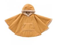Poncho imperméable avec sherpa 12/24mois Camel ourson