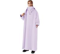 Poncho Impermeable de Pluie Femme Manteau Taille universelle Ripstop Respirant Multi-Usage Coupe-Vent Couleur Unie Parfait pour Les Festivals Camping