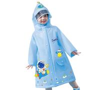 Poncho imperméable pour bébé comme vêtement résistant à la pluie pour les tout-petits, plus léger pour les activités de plein air (bleu, 2,5-4 ans)
